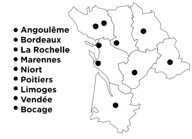 Carte des dépôts